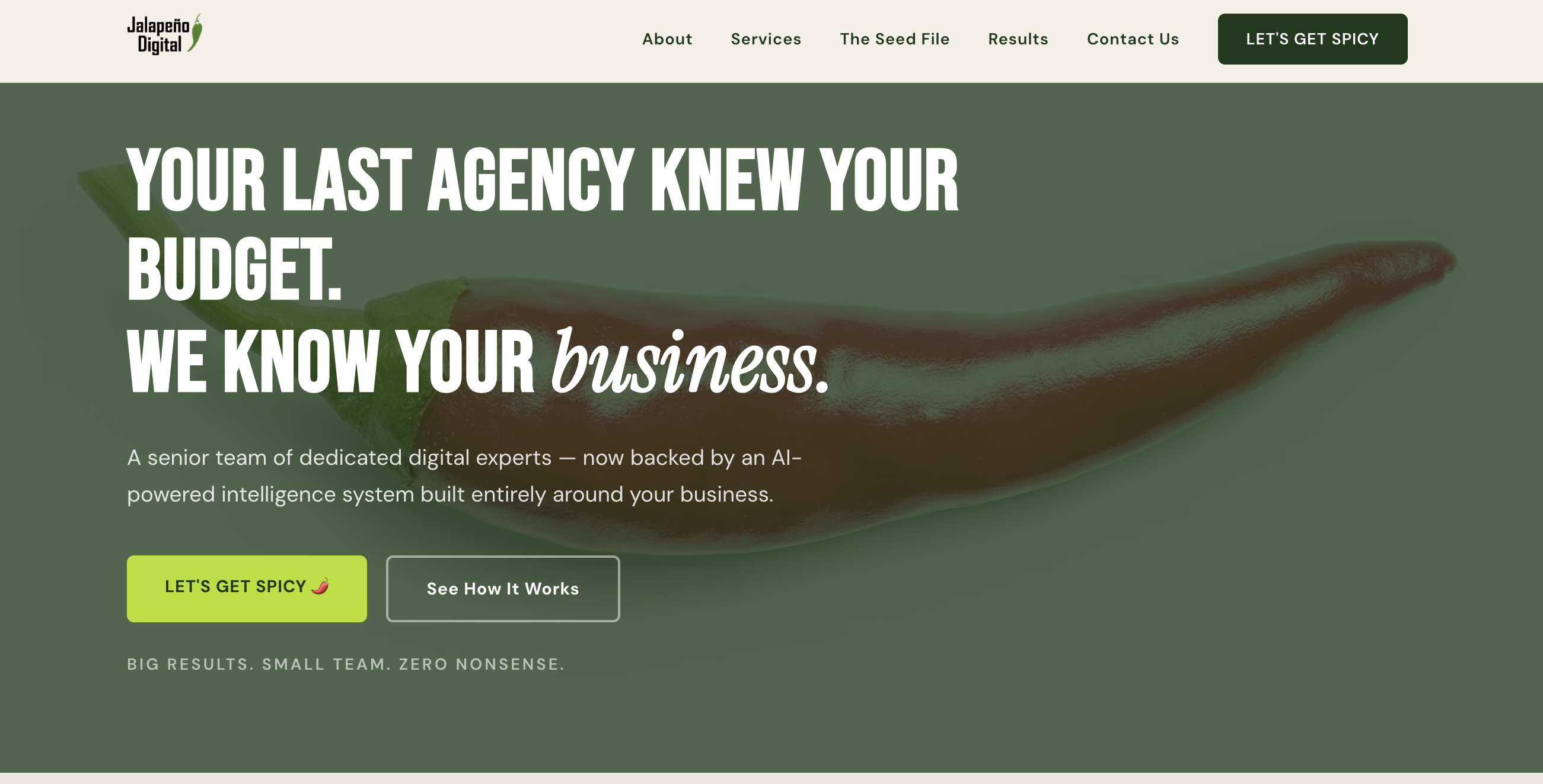 Jalapeño Digital website